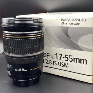 Canon EF-S 17–55mm f/2.8 IS USM Lens | Fast f/2.8 Image Stabilization | With Box